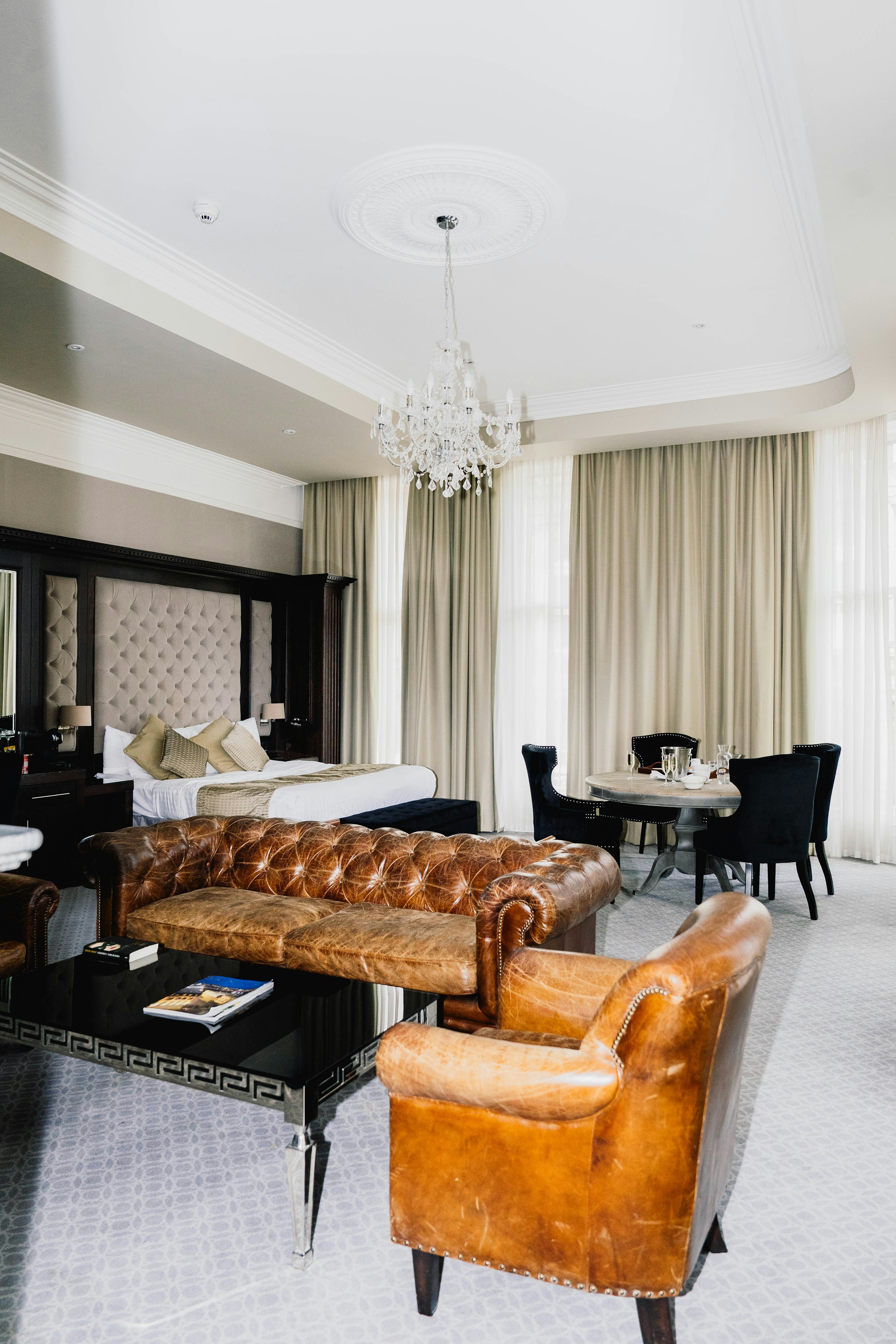Luxury hotel suite